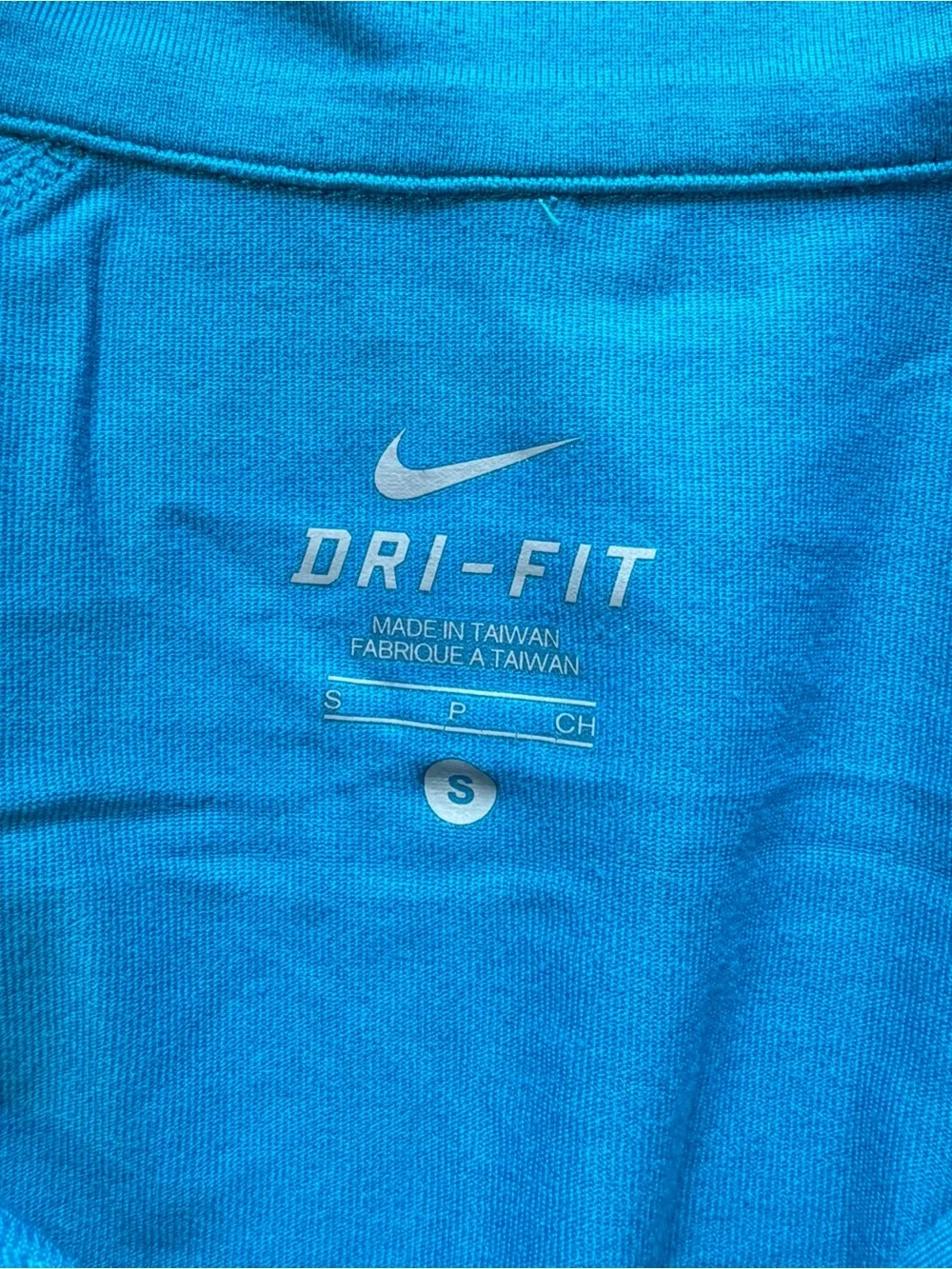 Nike Women's Dri-FIT 1/4 Zip Long Sleeve Top - Teal Blue
